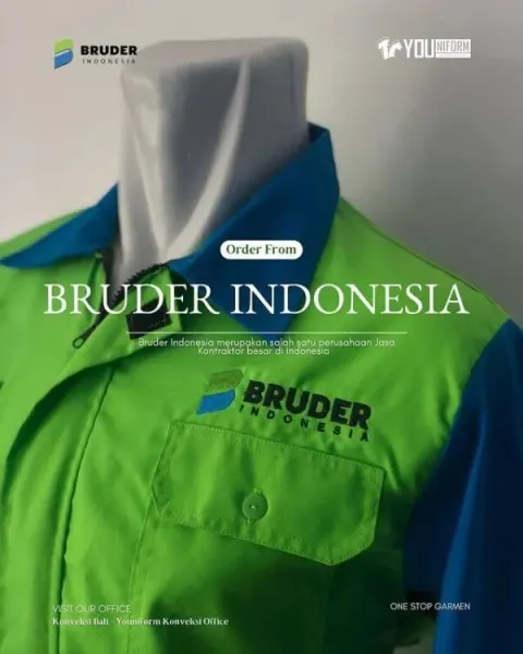 Jaket custom Youniform untuk Bruder Indonesia
