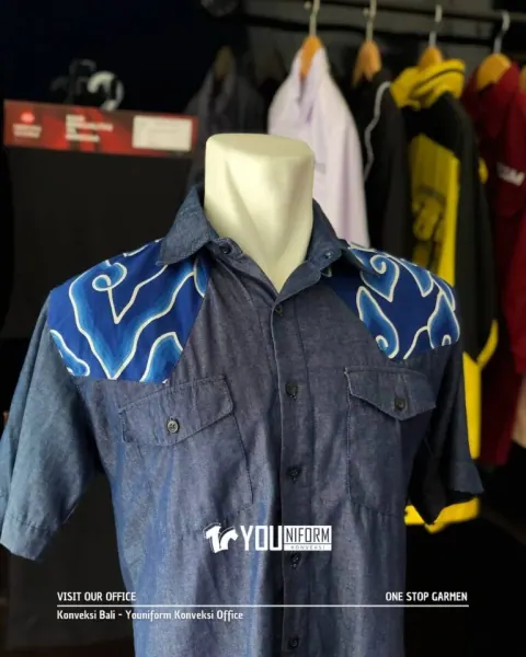 Kemeja seragam custom produksi Youniform