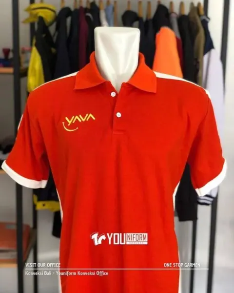 Polo custom Youniform untuk Yava
